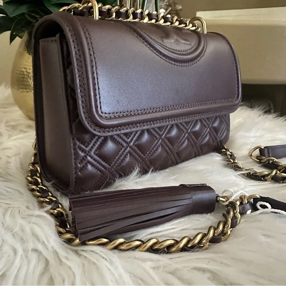 NEW TORY BURCH SMALL FLEMING CONVERTIBLE SHOULDER BAG